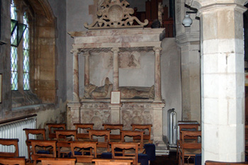 The north aisle looking east January 2011
